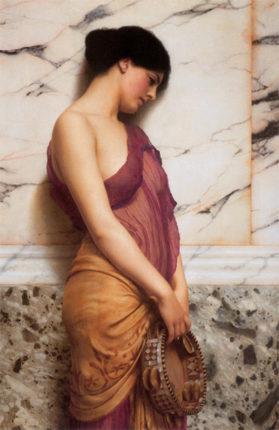 The Tambourine Girl John William Godward